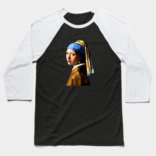 Girl with a pearl earring Baseball T-Shirt